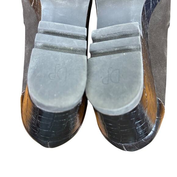 Donald J Pliner Riza Womens Brown Wedge Suede Leather Slip On Shoes Loafers 8.5 - Picture 14 of 16